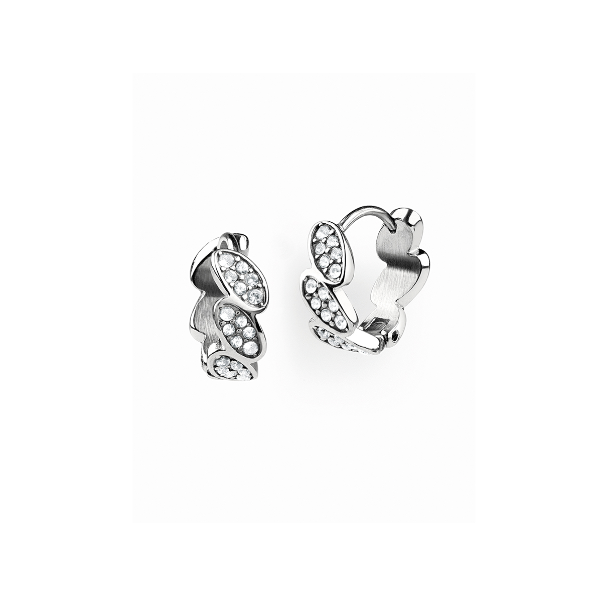 BOUCLES D'OREILLES GUESS FEMME SIMPLE ACIER